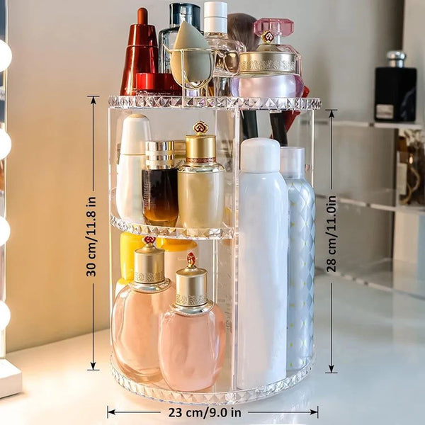 منظم ميك اب قابل للدوران 💥
💎 منظم دوار 360° 💎