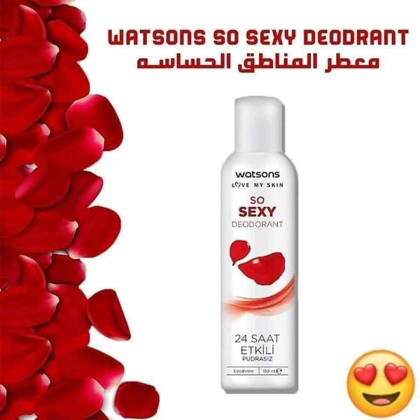 🇹🇷Watsons So Sexy  Spray From Turkey🇹🇷
جبتلكم اسبراى سو سكسى و طبعا باين ع اسمه😂❤
معطر للاماكن الحساسه