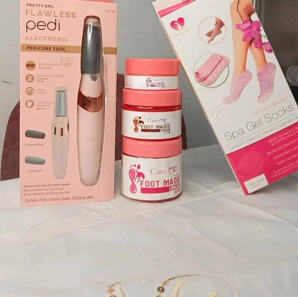 عرض مجموعه القدم اشتري ٣ قطع بتمن ٢  الجهاز ومجموعه القدم والشراب هديه